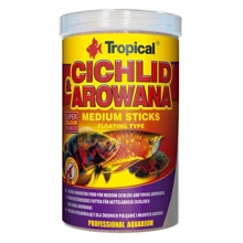 Сухой корм Tropical Cichlid Arowana Medium Sticks для аквариумных рыб в палочках 1 л (5900469635261): Вид корма Палочки