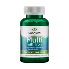 Swanson Multi with Iron Мультівітаміни з залізом 130 таблеток: Тип мультивітаміни
