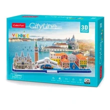 3D пазл CubicFun City Line Венеция (MC269h): Вид города, страны и архитектурные сооружения