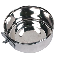 Кормушка для грызунов и птиц Flamingo Feeding Bowl With Nut навесная с гайкой 0.98 л 15 см: undefined undefined