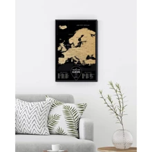 Скретч карта Европы Travel Map Black Europe (англ) (тубус) New!