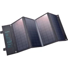 Солнечная панель Choetech 36W Black: Тип панели Монокристаллическая