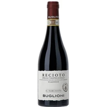 Вино Buglioni Il Narcisista Recioto della Valpolicella Classico, красное сладкое, 0.5л 13.5% (WHS8033055415101): Страна производитель Италия