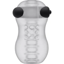 Мастурбатор Doc Johnson GoodHead - Vibrating Helping Head Pro - Frost: Для кого Для мужчин