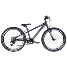 Велосипед 24" Discovery QUBE Vbr 2022 (графітовий (м)): Діаметр коліс, дюймів 24