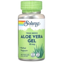 Solaray Aloe Vera Gel Алоэ вера 10 мг 100 вегетарианских капсул: Тип Пробиотики