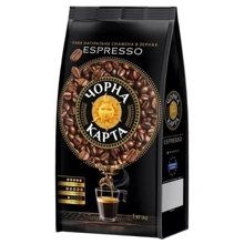 Кофе Чорна Карта Espresso в зернах 1 кг (8720254065342): Вид напитка кофе в зернах