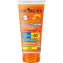 Солнцезащитный крем Біокон SPF-50+ детский для безопасного загара 90мл (4820160039537): Тип Крем
