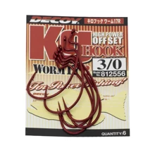 Крючок Decoy Worm17R Kg Hook R 3/0 (6 шт/уп) (1562.08.68): Тип Офсетный