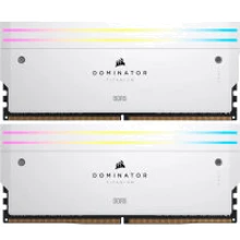 Corsair 32 GB (2x16GB) DDR5 6000 MHz Dominator Titanium RGB White (CMP32GX5M2B6000C30W): Тип DDR5
