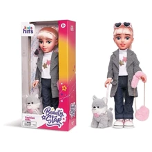 Кукла Kids Hits Beauty Star Fashion Girl с питомцем и сумочкой 46 см (KH33/001): Возраст от 5 лет