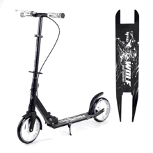 Самокат Best Scooter Wolf черный (W-17025): Количество колес 2