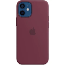 Чехол для iPhone TPU Silicone Case Plum for iPhone 12 mini: Цвет фиолетовый