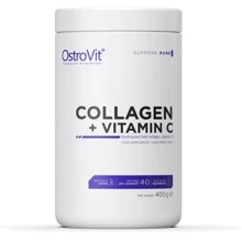 OstroVit Collagen + Vitamin C Коллаген с витамином С 400 g /40 servings/ Unflavored: Пол Унисекс