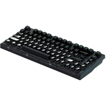 Клавіатура FL Esports Q75 SAM Black Transparent Body Dark Ice keycap Kailh MX Cool Mint бездротовий Three-Mode: Підключення бездротове