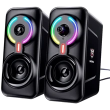 Акустическая система Onikuma L6 2.0 RGB 10W Black (Onikuma L6): Формат акустики 2.0