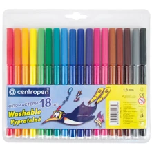 Фломастери CENTROPEN 7790/18 ТП, набір 18 шт. (7790/18 ТП): Тип На водній основі