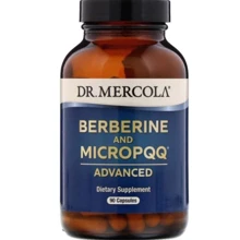 Dr. Mercola Berberine and MicroPQQ Advanced 500 mg/10 mg Берберин и MicroPQQ 90 капсул: Форма выпуска Капсулы