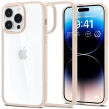 Чохол для iPhone Spigen Ultra Hybrid Sand Beige (ACS04819) для iPhone 14 Pro Max: Колір бежевый