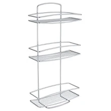 Полка Metaltex ONDA 3-х секционная (460033): Тип Полка для ванной