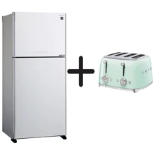 Холодильник Sharp SJ-XG690MWH + SMEG TSF03PGEU ПОДАРОК!: Тип холодильник двухкамерный