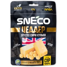 Сыр сушеный вспененный snEco Чеддер 28 г (4823095814347): Вес нетто 28 г