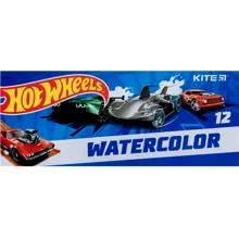Акварель медовая Kite Hot Wheels 12 цветов (HW23-041): Тип Акварельные