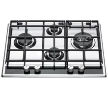 Варильна поверхня газова Hotpoint-Ariston PKLL 641 D2/IX/HA : Розміри для вбудовування (ШxГ) 55.5x47.5 см
