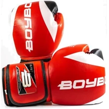 Боксерские перчатки BoyBo Elite 10 OZ натуральная кожа красные (SF3-33-10): undefined undefined