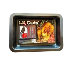 Форма Gusto GT-3138 прямоугольная 38x27x5.2см (100069): Крышка Нет