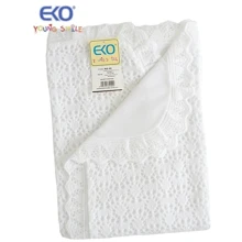 Плед EKO ажурні 70x80см білий (PLE-01.01): Виробник EKO