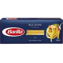 Вермишель BARILLA №9 BUCATINI, 500г: Вес нетто 500 г
