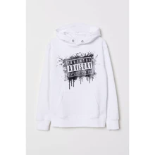 Худи H&M 8Z6820268 170 см белое: Тип Худи