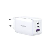 Зарядное устройство Ugreen Wall Charger 2xUSB-C+USB CD244 65W White (15334): Особенности Быстрая зарядка, Power Delivery (PD), USB-C