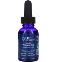 Life Extension Liquid Vitamin D3 Жидкий витамин Д3 2000 МЕ 29.6 мл: Тип Витамин D