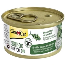 Влажный корм GimCat Shiny Cat Duo Superfood для кошек тунец c цукини в бульоне 70 g (4002064414539): Тип Влажный корм