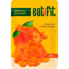 Упаковка Курага Eat4Fit Джамбо 2х150 г (4820212130120): Вес нетто 300 г