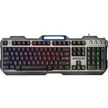 Клавиатура Defender Assault GK-350L RU USB Grey-Metall (45350): Подключение проводное