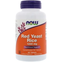 Now Foods Red Yeast Rice1200 mg Червоний дріжджовий рис 60 таблеток: Форма випуску таблетки
