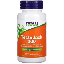NOW Foods TestoJack 300 60 veg caps Тестостероновый комплекс: Форма выпуска Капсулы