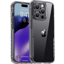 Чехол для iPhone Mobile Case TPU+PC Multi-Color Grey for iPhone 15 Pro Max: Цвет серый