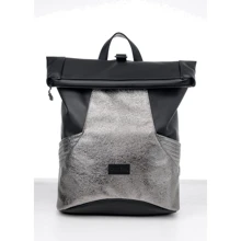 Женский рюкзак Sambag RollTop X черно-серебристый (24320635): Пол Женский