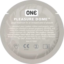 Презерватив ультратонкий необычной формы One Pleasure Dome: Тип Ультратонкие