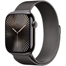 Apple Watch Series 10 46mm GPS + Cellular Slate Titanium Case with Slate Milanese Loop - M/L (MWYW3): Размер корпуса 46mm