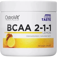Аминокислота для спорта OstroVit BCAA 2-1-1 200 g /20 servings/ Lemon: Вкус Лимон