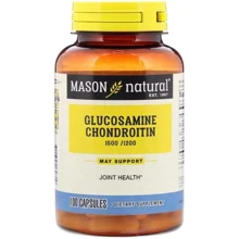 Mason Natural Glucosamine Chondroitin Глюкозамин Хондроитин 100 капсул: Тип Глюкозамин