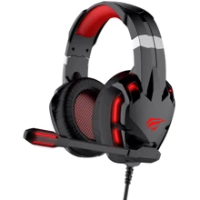 Наушники Havit HV-H2001U Black/Red: Тип конструкции полноразмерные