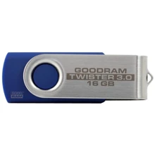 USB-флешка GOODRAM 16GB UTS2 Twister USB 2.0 Blue (UTS2-0160B0R11): Стандарт USB USB 2.0