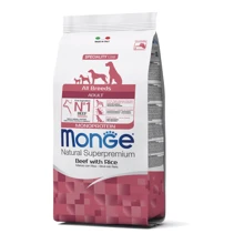 Сухой корм Monge Dog All breeds Adult Beef & Rice говядина с рисом 2.5 кг (70004947): Тип Сухой корм