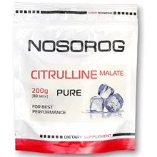 Аминокислота для спорта Nosorog Nutrition Citrulline Malate 200 g / 80 servings / Unflavored: Вкус Без вкуса